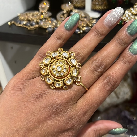 Kundan ring - Picture 2 of 3